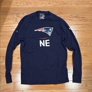 New England Patriots Navy Blue Long Sleeve Shirt